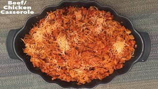 Ground Beef  Chicken Casserole in 20 min  One pan dinner  Easy and quick meal  Healthy food [upl. by Bryan608]