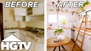 AMAZING Bright Modern Kitchen Remodel  Good Bones  HGTV [upl. by Mhoj]