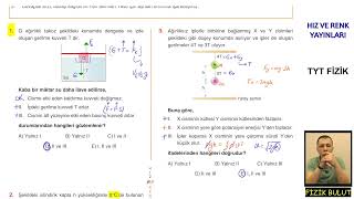 Krallar Karması Fen Branş Denemesi I Hız ve Renk Yayınları 2 Deneme Fizik Video Çözümü [upl. by Strickland821]