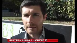 VENEZIA TG  24102015  NELLA VILLA DI MANIERO IL LABORATORIO 3D [upl. by Notserp]