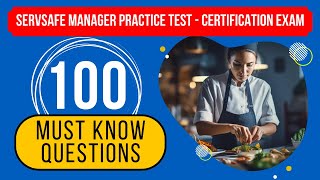 ServSafe Manager Practice Test 2024  Certification Exam Study Guide 100 Must Know Questions [upl. by Steffin334]