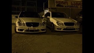 Mercedes w211 E55 AMG vs Mercedes W211 E63 [upl. by Sugihara]