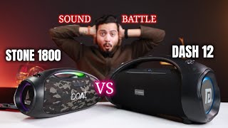 Boat Stone 1800 vs Portronics Dash 12 🔥 Full COMPARISON amp SOUND TEST  BASS TEST🔊 Which is Better [upl. by Sheryl]