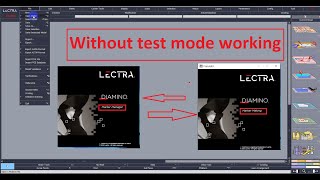 Lectra modaris v8r3 and v6r3 Without test mode working all windows [upl. by Pierrepont]