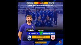 𝐋𝐈𝐕𝐄  𝐂𝐒𝐌𝐁 🆚️ Dinamo  Div A2 Est 20242025 [upl. by Dorina]