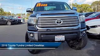 2016 Toyota Tundra Limited CrewMax San Jose Palo Alto Hayward San Mateo Fremont [upl. by Fields]