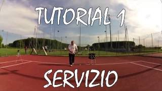 Drive Tennis School  Tutorial 1  Servizio [upl. by Oicnoel]