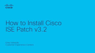 How to Install Cisco ISE Patch [upl. by Eidoow]