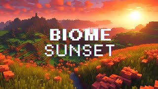 Biome Sunset  3 Hours Minecraft Inspired Music for Creativity [upl. by Kartis]