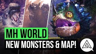 Monster Hunter World  NEW Monsters Desert Map amp More Wildspire Waste Trailer Breakdown [upl. by Annil613]