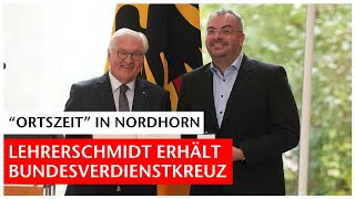 Bundesverdienstkreuz für quotLehrerschmidtquot Kai Schmidt aus Nordhorn  Ortszeit Nordhorn  GNOnline [upl. by Heddy523]