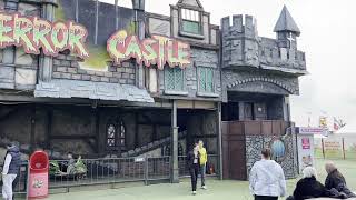 Terror Castle Ghost Train POV  Brean Theme Park 2023 [upl. by Warfeld]