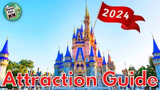 Magic Kingdom ATTRACTION GUIDE  2024  All Rides  Shows  Walt Disney World [upl. by Matthaus]