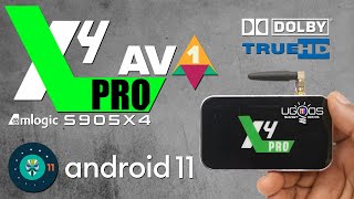 Ugoos X4 Pro Android 11 Amlogic S905X4 DDR4 4K Dolby TrueHD TV Box [upl. by Willett]