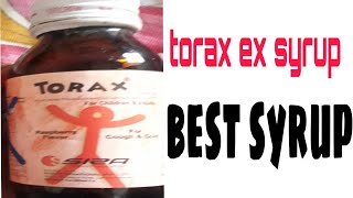 how to use torax ex syrup in Hindi Urdu for the best syrups in cough [upl. by Gagnon]