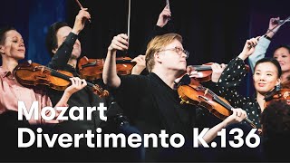 Mozart Divertimento in D major K 136  Pekka Kuusisto amp NCO [upl. by Parthena721]