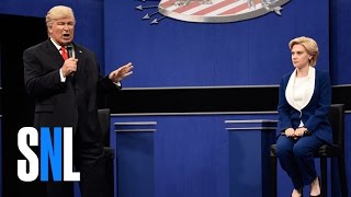 Donald Trump vs Hillary Clinton Town Hall Debate Cold Open  SNL [upl. by Marlea949]