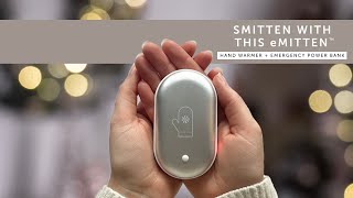 Smitten With This eMitten™ Hand Warmer  Emergency Power Bank [upl. by Scevour]