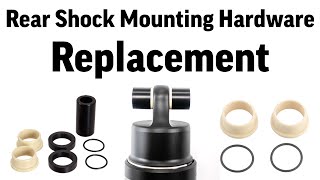 MTB Shock Igus bushings amp mounting hardware replacement guide for beginners Keep an eye on them [upl. by Mcnamara]