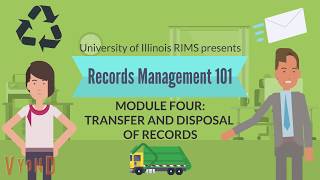 UofI Records Management 101  Module 4 Transfer and Disposal of Records [upl. by Thisbe]