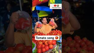 Tomato song 🍅 khushaalpawaar tomato comedyshorts tumtum parody acting [upl. by Alyac]