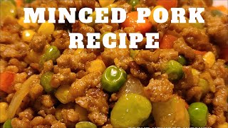 Moms Style MINCED PORK RECIPE [upl. by Elsworth]