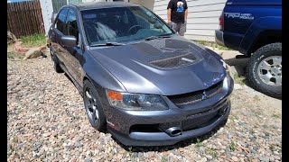 Abandoned Mitsubishi Evolution 9 MR Rebuild Part 1 [upl. by Ellenoj]