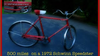 500 miles on a 1972 Schwinn Speedster [upl. by Yraeht]