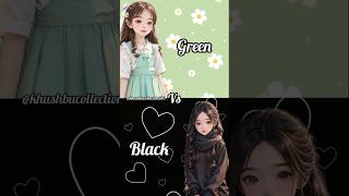 Green 🆚 black trending fashion heels youtubeshorts gown dress nails foryou [upl. by Fae]