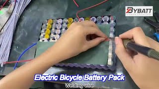 li ion folding electric bicycle battery pack post tube 36v [upl. by Delilah]