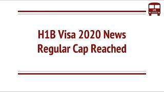 USCIS H1B 2020 News Regular Cap Reached Lottery  Summary [upl. by Lewse]