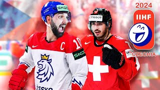 ŠVÝCARSKO  ČESKO  MS v hokeji 2024 🏒 [upl. by Hnid]