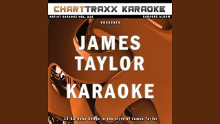 Up On the Roof Karaoke Version In the Style of James Taylor [upl. by Noterb]