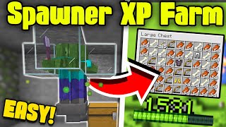 Easiest SkeletonZombie Spawner XP Farm in Minecraft 121  Java amp Bedrock Edition [upl. by Tyrrell657]