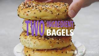 Two Ingredient Dough Bagels [upl. by Leong]