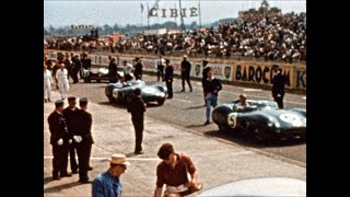 Ecurie Ecosse Le Mans 1959 UK TestingRace 8mm Cine Film [upl. by Eerak394]