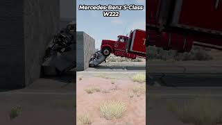 Truck vs Cars 10 Which car is the most resistant  BeamNGDrive [upl. by Clemence]