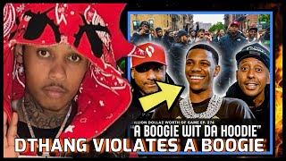 DThang EXPOSES A Boogie For LYING In Gillie Wallo Interview   “ STOP ACTING  “ [upl. by Giesser]