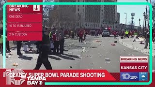 Super Bowl parade shooting 1 dead as many as 15 injured during Kansas City Chiefs celebration [upl. by Meisel]