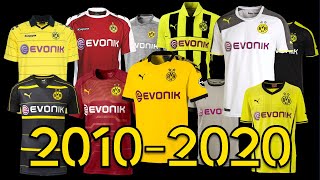 Borussia Dortmund Kits  20102020 [upl. by Osnola206]