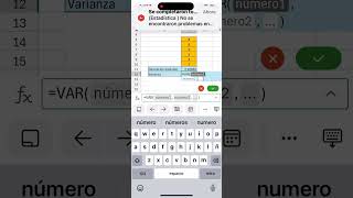 Desviación estándar y varianza en Excel [upl. by Beltran]