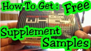 Bodybuilding Free Supplement Samples [upl. by Thier]