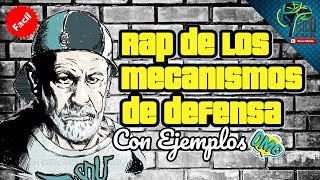 Rap de los Mecanismos de defensa Freud con ejemplos [upl. by Turner537]