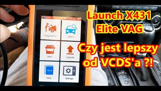 Tester diagnostyczny Launch X431 Elite Creader VAG  małe cudeńko [upl. by Hiro]