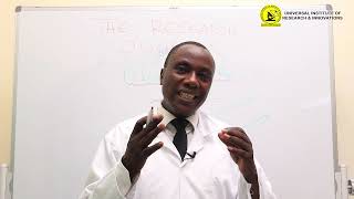 9th of November  Objectives of the research  Prof Dr Moses Muhumuza [upl. by Ogawa]