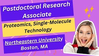 Postdoctoral Research Associate Northeastern University Boston MA [upl. by Yaras]