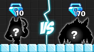 10BGL Set Vs 70 BGL Set Challenge  Growtopia [upl. by Edward]