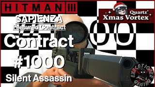 Hitman 3 Sapienza  Featured Contract  Contract 1000  Silent Assassin [upl. by Namlak]