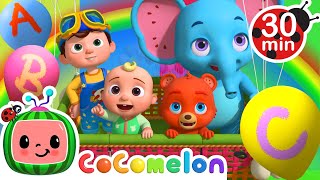 Rainbow Color Balloon ABC Song With Animals  CoComelon Nursery Rhymes amp Animal Songs [upl. by Adal884]