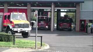 BUCKINGHAMSHIRE FIRE amp RESCUE  AYLESBURY TURNOUT [upl. by Oknuj]